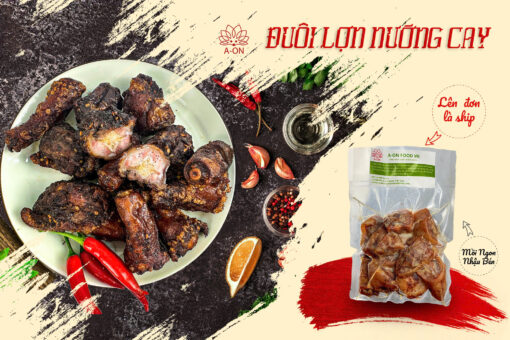 Đuôi Lợn Nướng Than Hoa - Ảnh 3