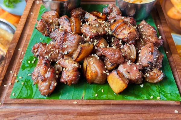 Dê nướng mắm nhĩ