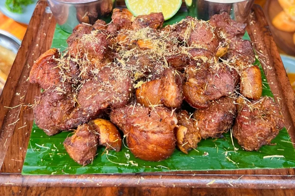 Dê nướng giềng mẻ