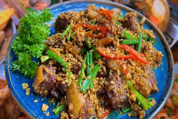 Dê xóc mắm tỏi